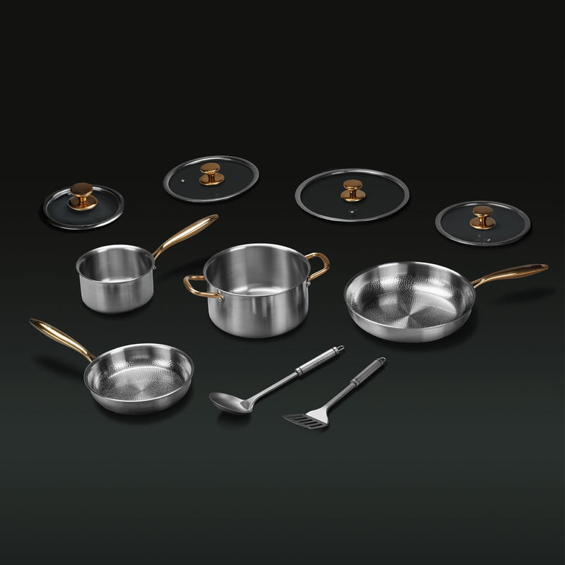 Pure Titanium Complete Pot Set (10-Piece)
