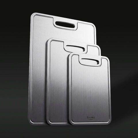 <p>Pure Titanium Cutting Board Set <strong>(3 Piece)</strong></p>
