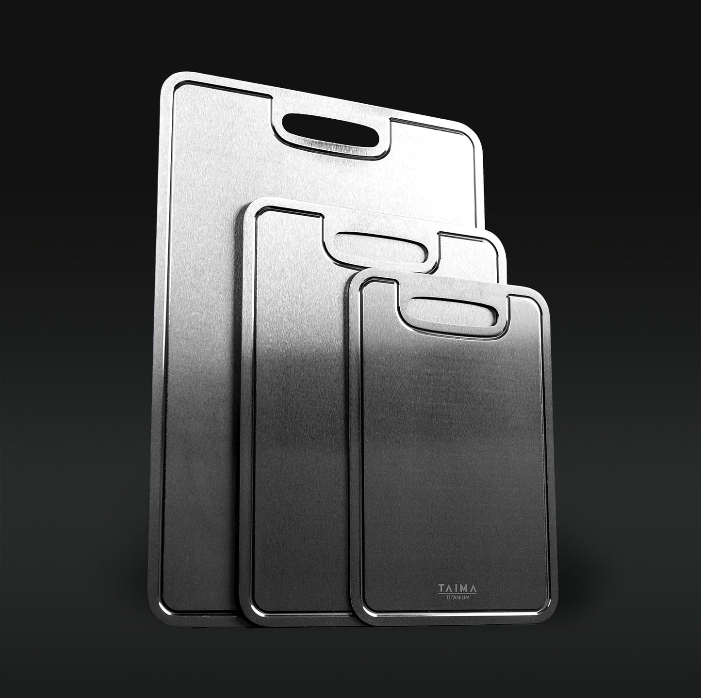 Pure Titanium Cutting Board Set (3 Piece)