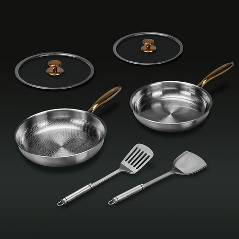 <p>Pure Titanium Pan Everyday Duo Set <strong>(6 Piece)</strong></p>