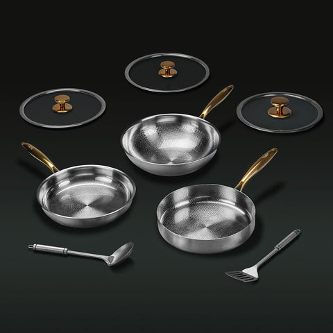 <p>Pure Titanium Signature Pan Complete Set <strong>(8 Piece)</strong></p>