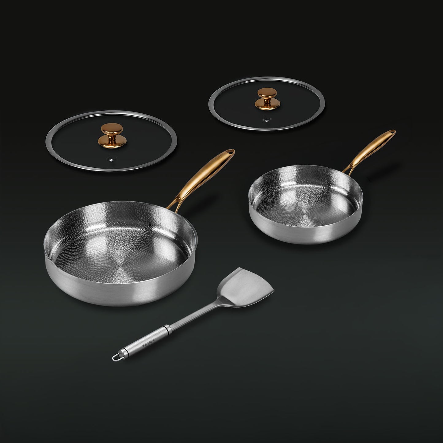 Pure Titanium Deep Pan Duo (5-piece)