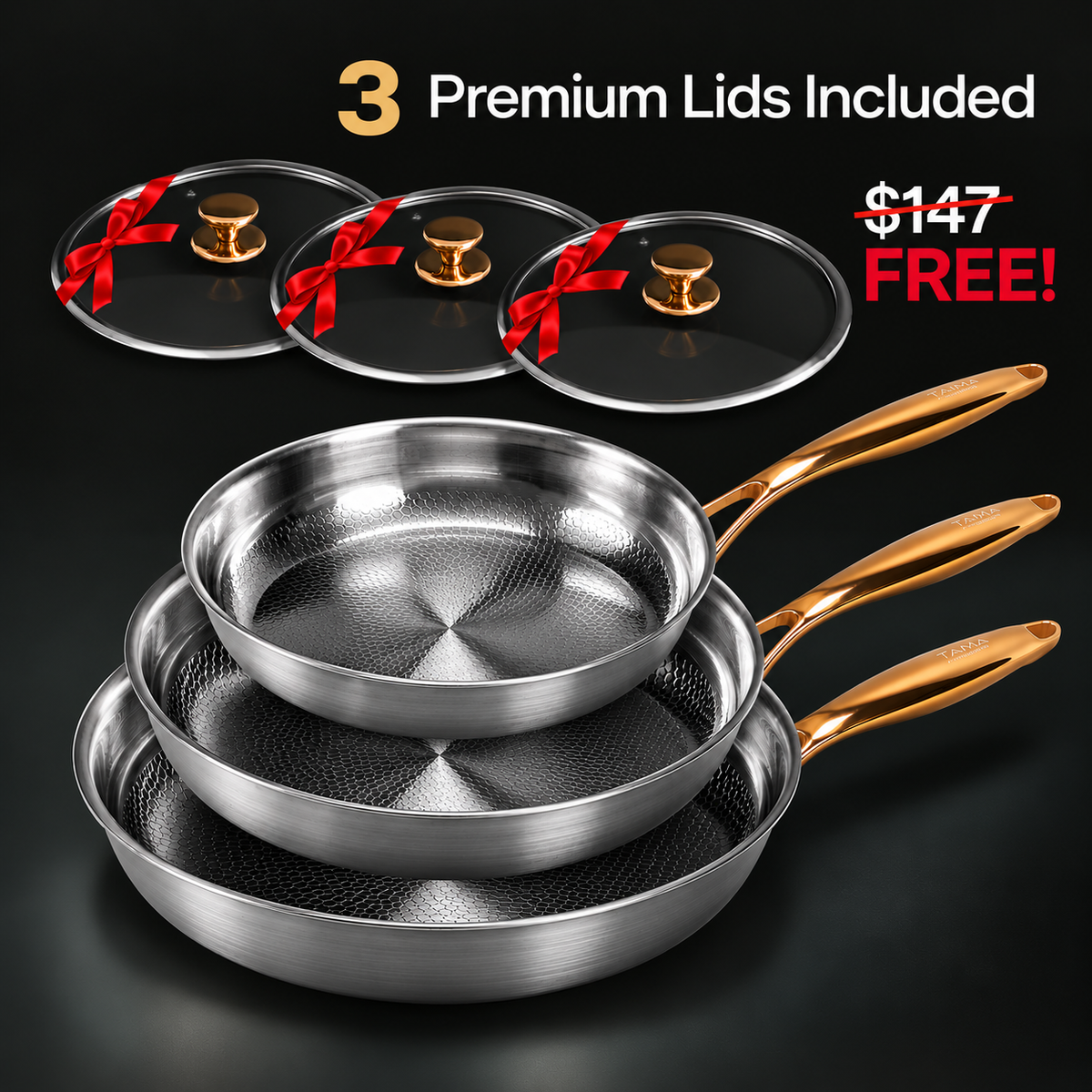 Pure Titanium Nutri-Pan Trio-l