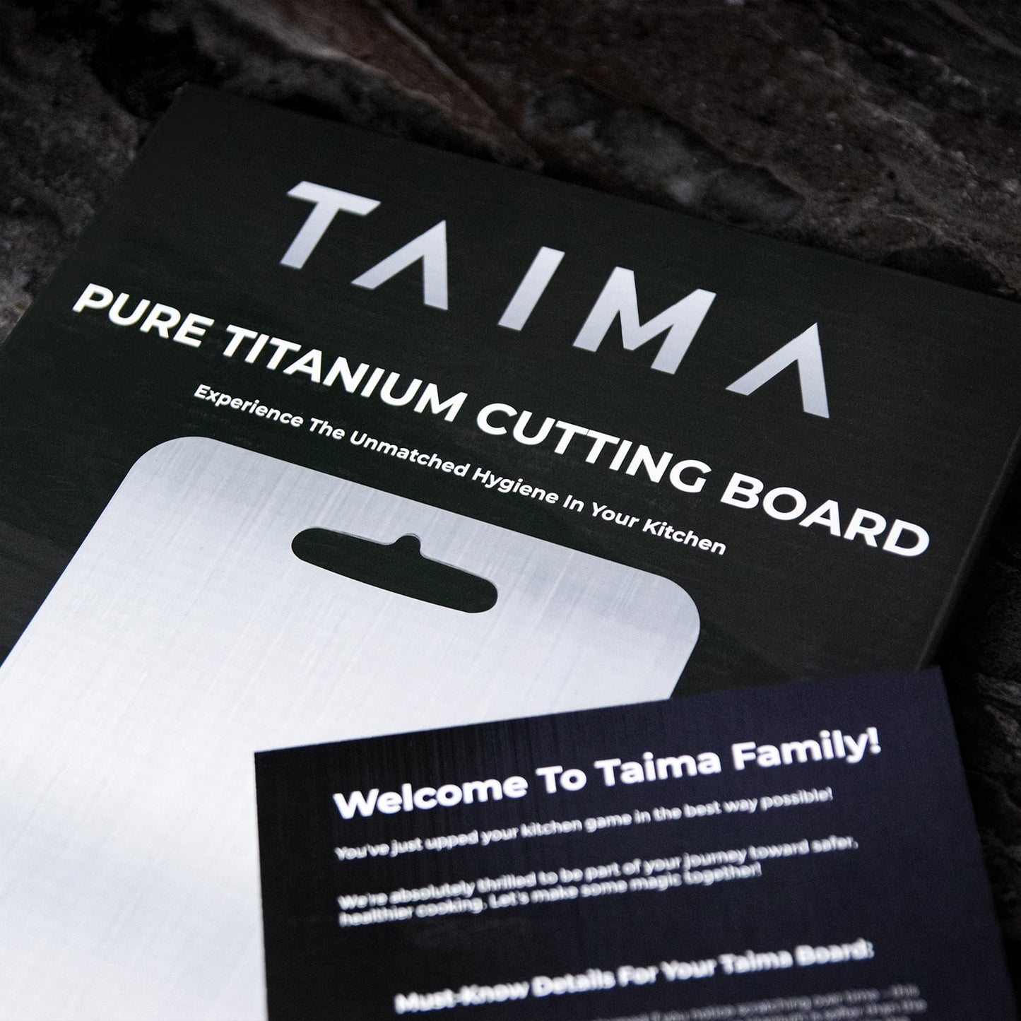 Original Taima™ 100% Titanium Board - Cutting Edge Hygiene & Durability