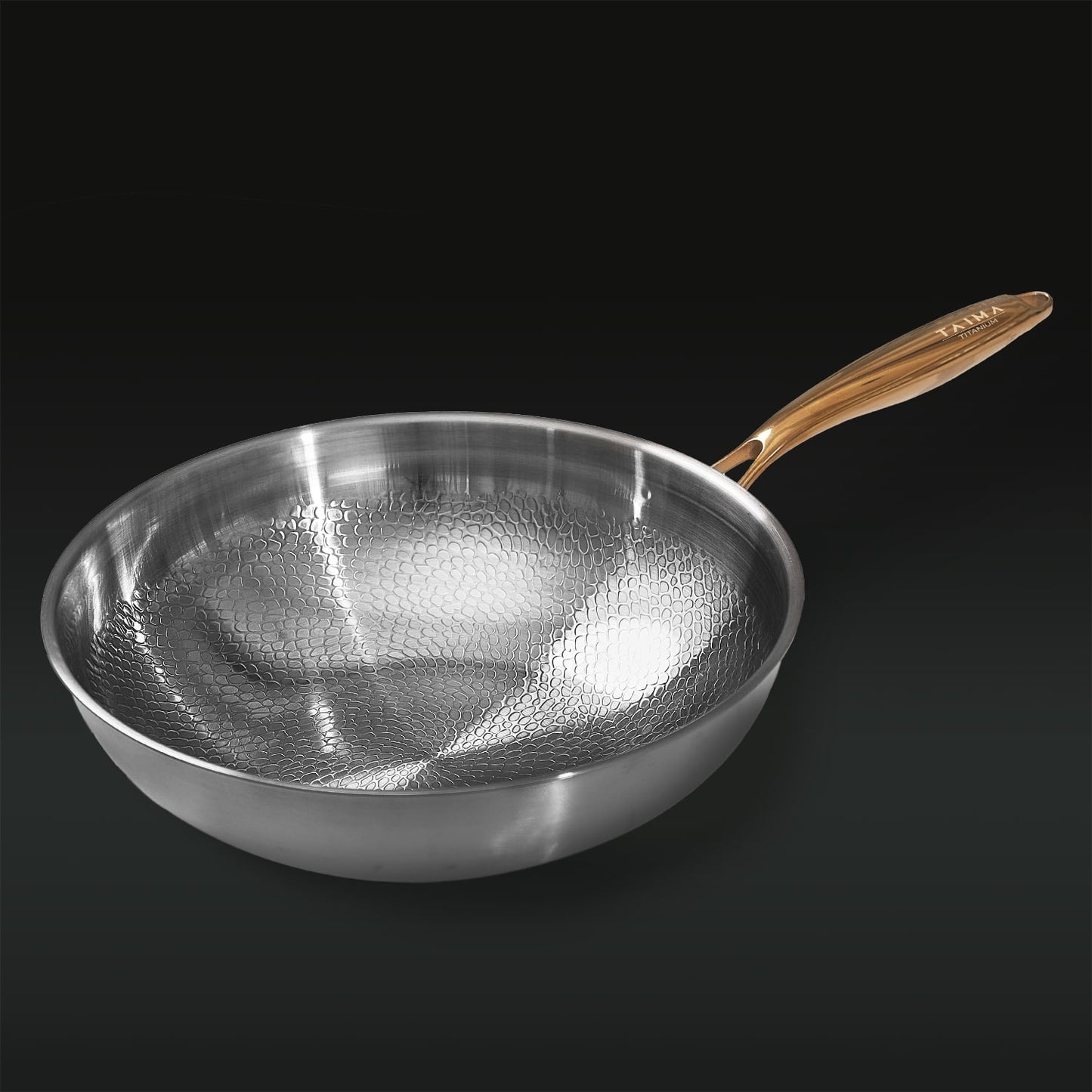 TAIMA Certified Pure Titanium Wok Pan Pro