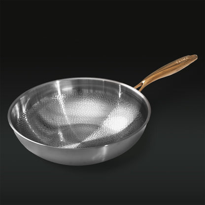 TAIMA Certified Pure Titanium Wok Pan Pro