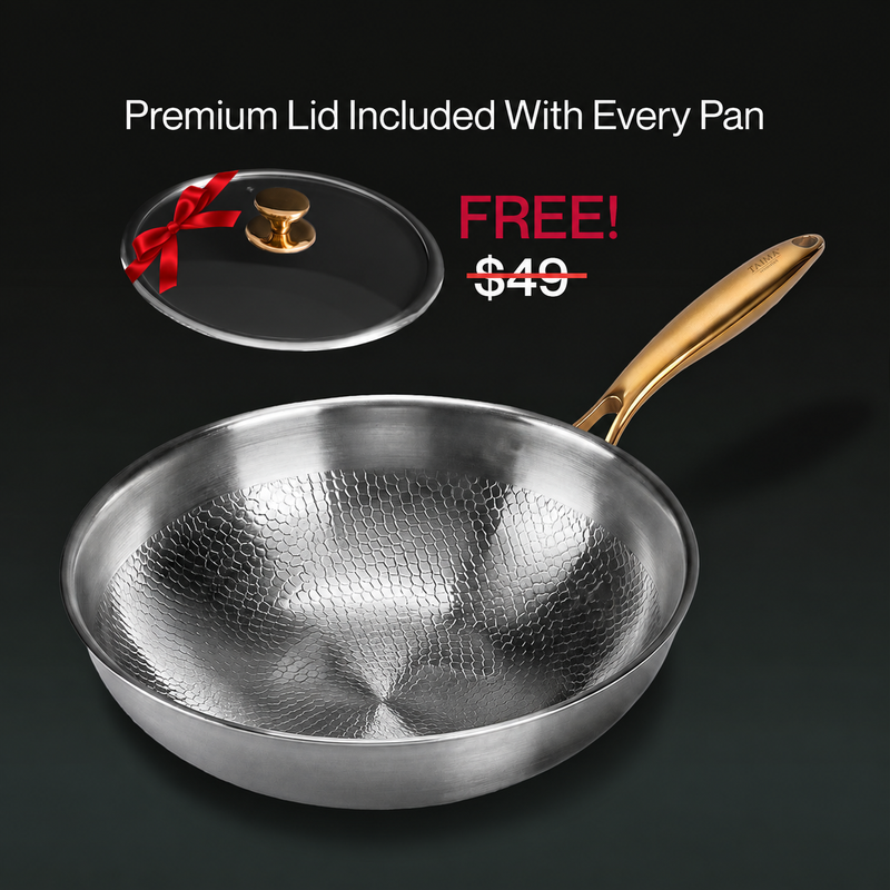 Taima® Pure Titanium Wok Pan Pro