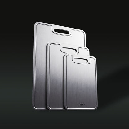 Complete Titanium Cutting Board Prep Set (3 Piece)