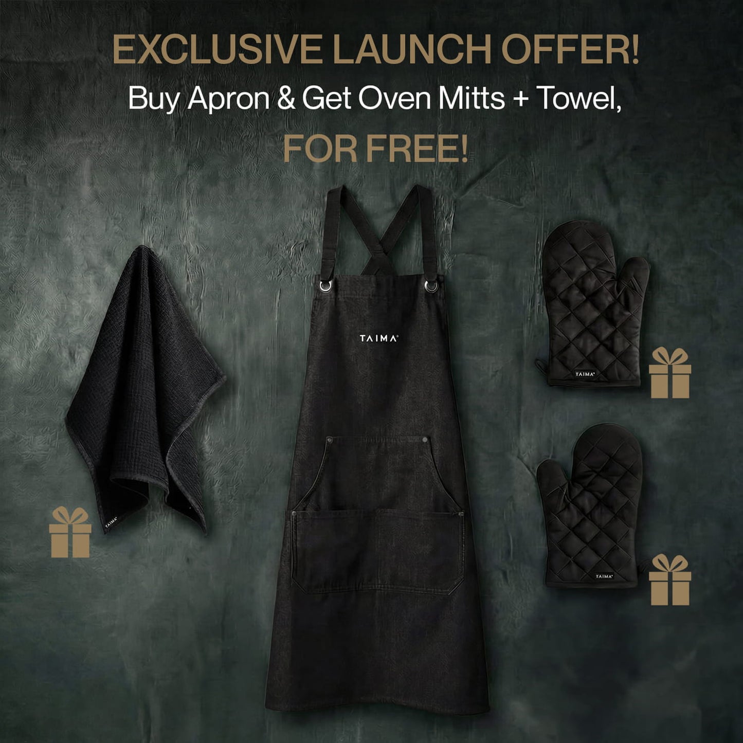 Taima® Signature Apron Bundle | Limited Launch Offer