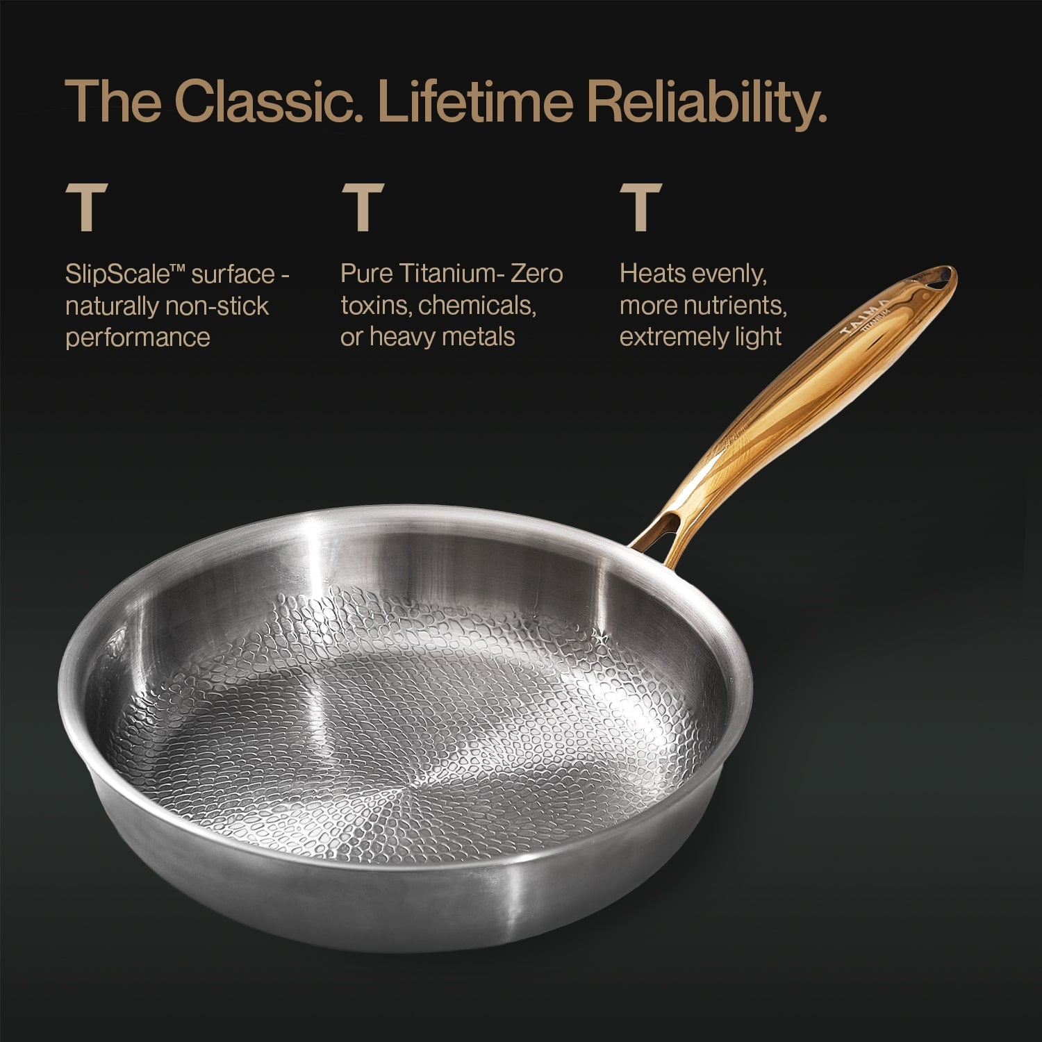 Pure Titanium Classic Cookware Set (14 Piece)