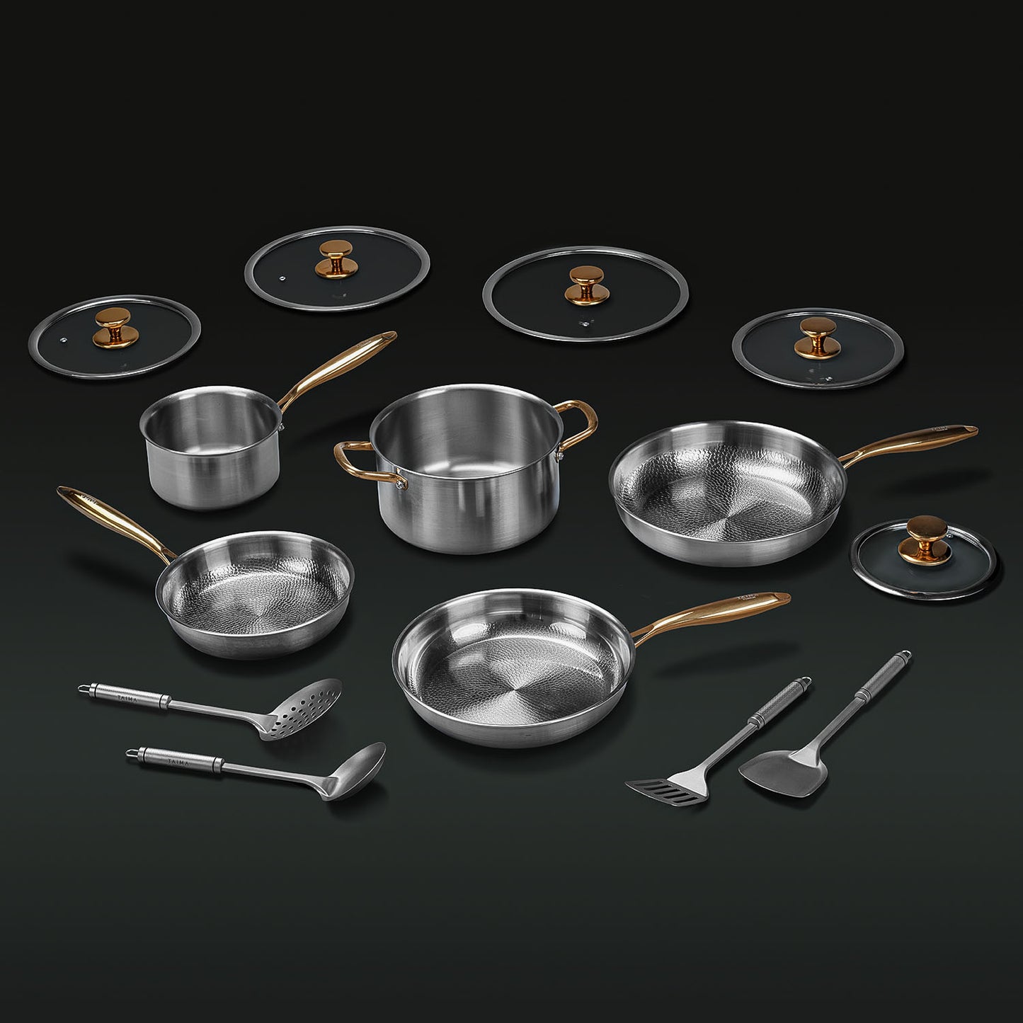 Complete Classic Titanium Cookware Set (14 Piece) - Special Offer