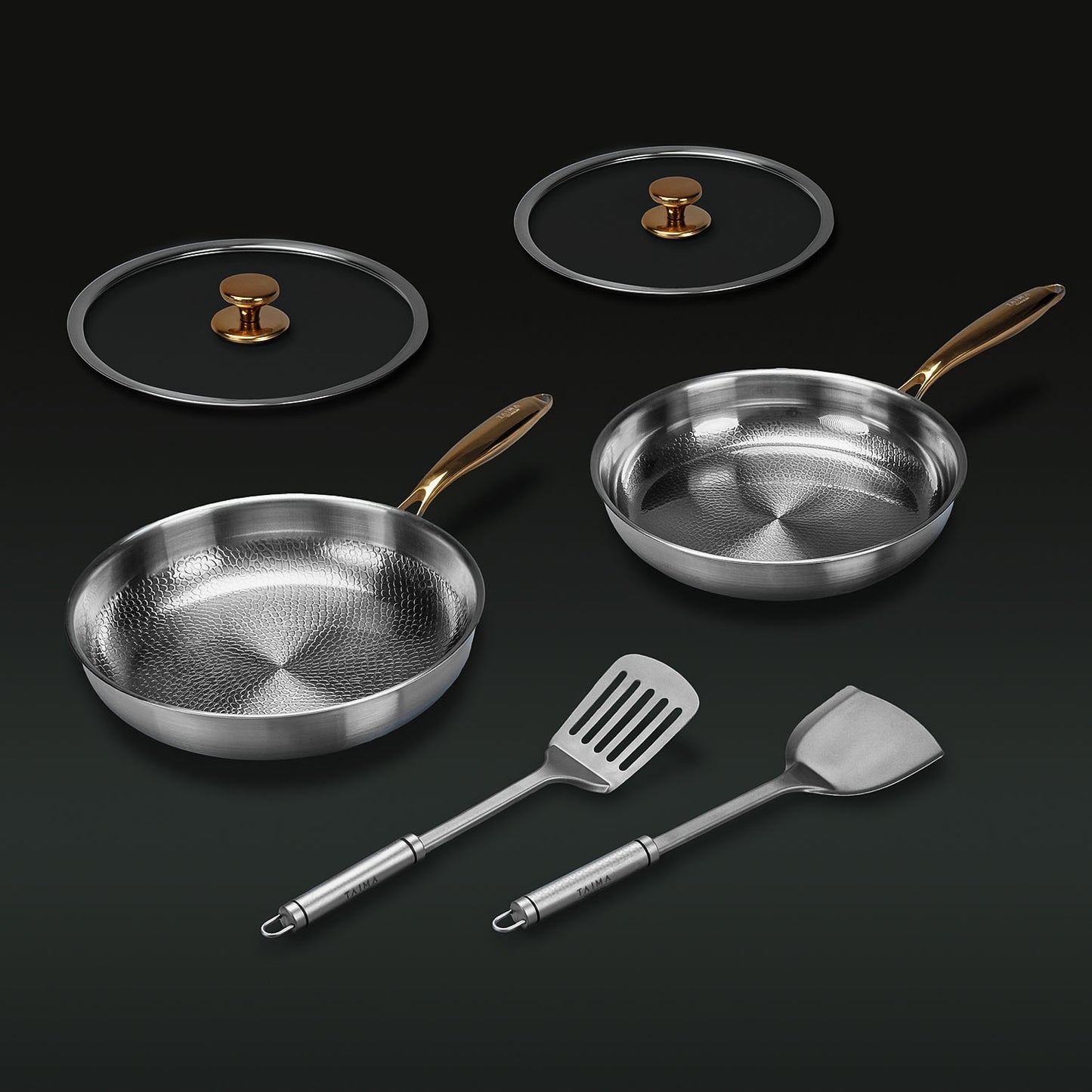Pure Titanium Pan Everyday Duo Set (6 Piece) - Special Offer