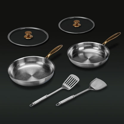Pure Titanium Pan Everyday Duo Set (6 Piece) - Special Offer
