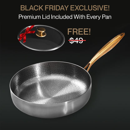 Pure Titanium Deep Pan Pro