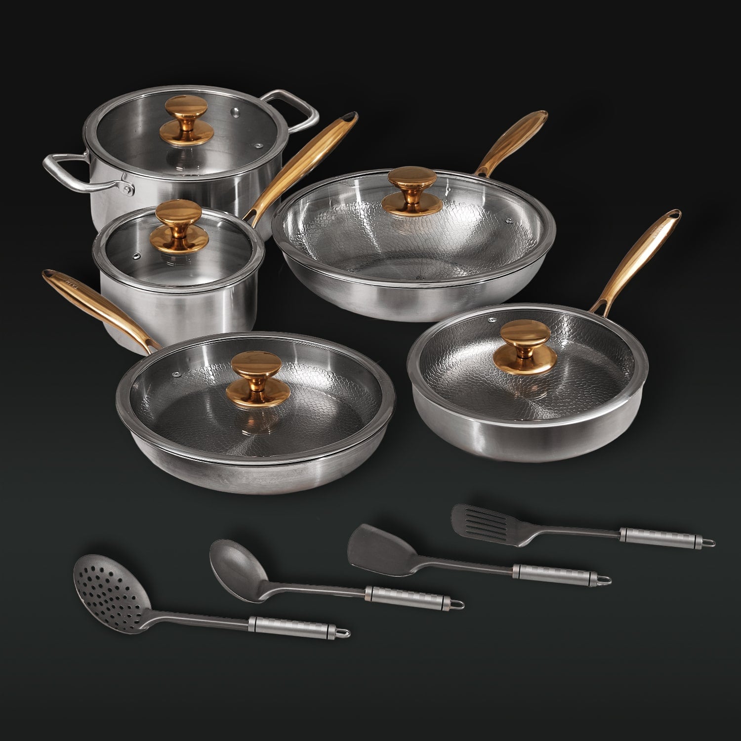 Pure Titanium Signature Cookware Set (14 Piece)
