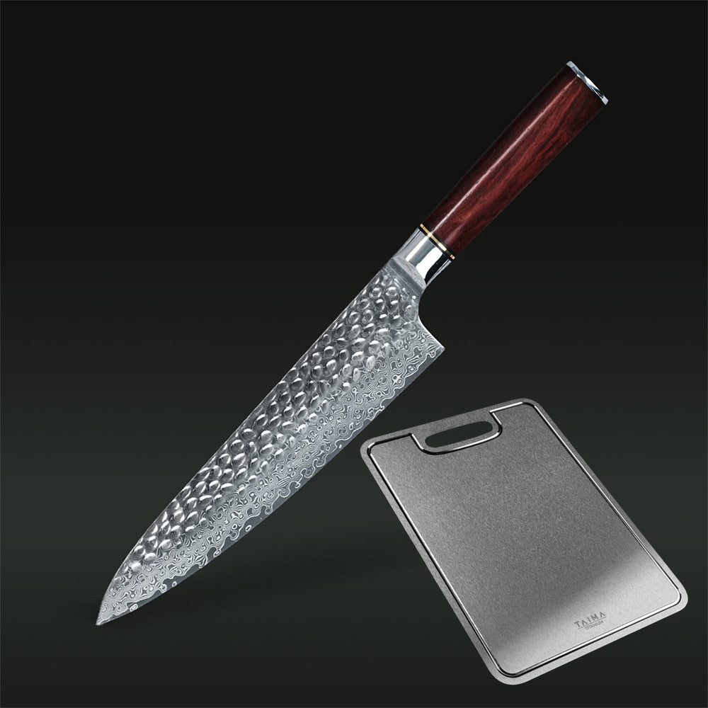 Taima® Chef's Knife 8.5 + Titanium Board (L)