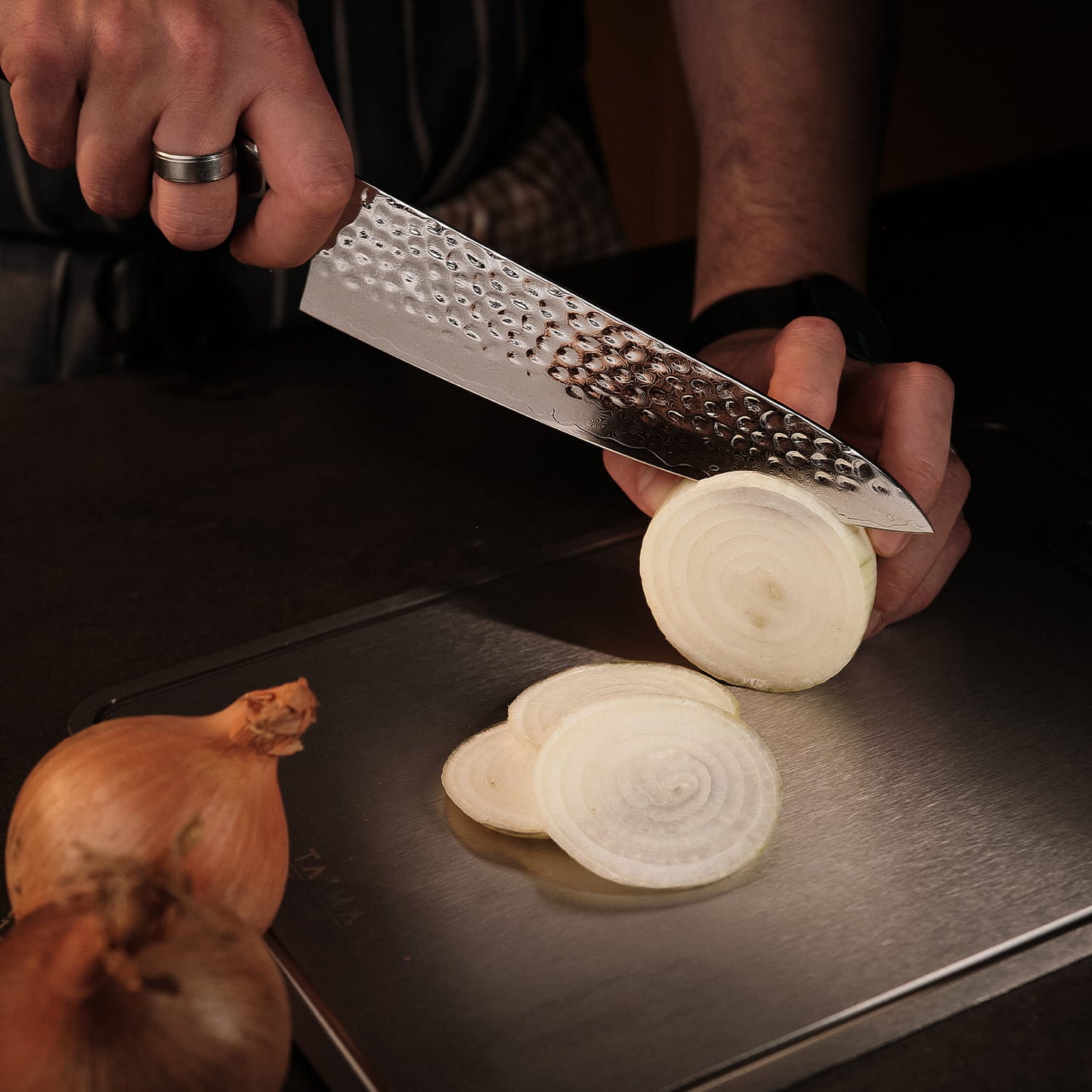 Taima® Raijin Damascus Chef's Knife 8.5″