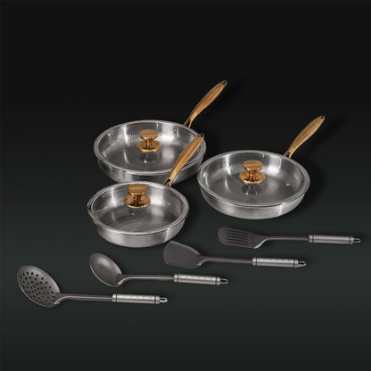 Pure Titanium Classic Pan Trio Set (10 Piece)