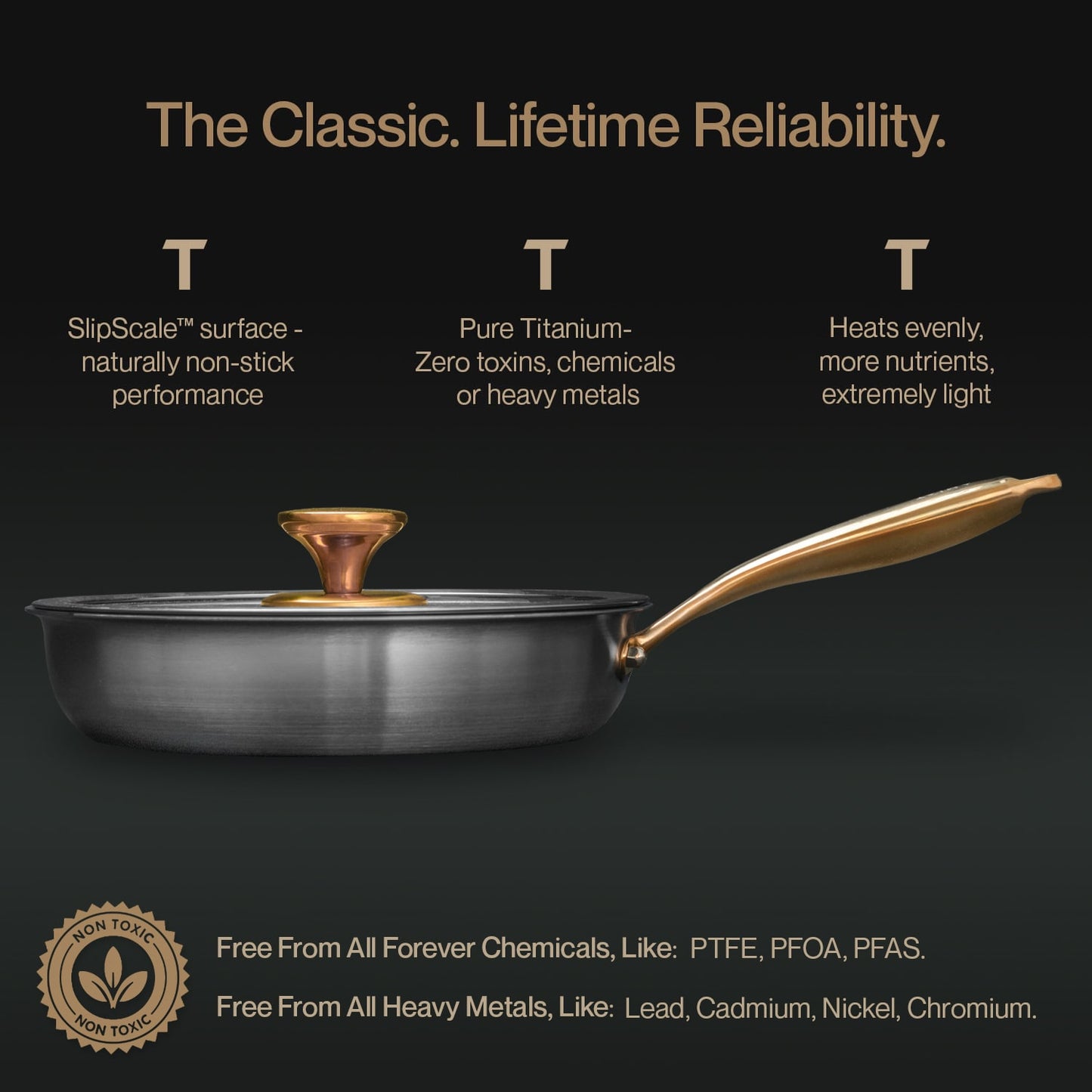 Black Friday Exclusive | Taima® Pure Titanium Classic Pan Pro
