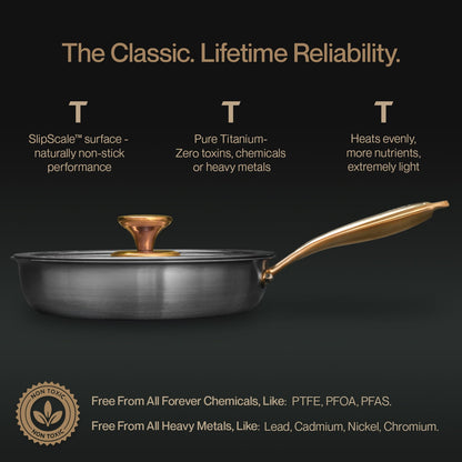 Black Friday Exclusive | Taima® Pure Titanium Classic Pan Pro