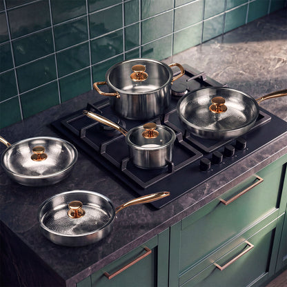 Complete Signature Titanium Cookware Set (14 Piece)