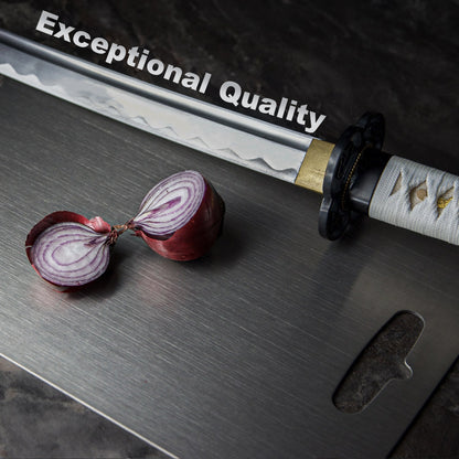 Original Taima™ 100% Pure Titanium Cutting Board + Mat + 5 Exclusive Guides