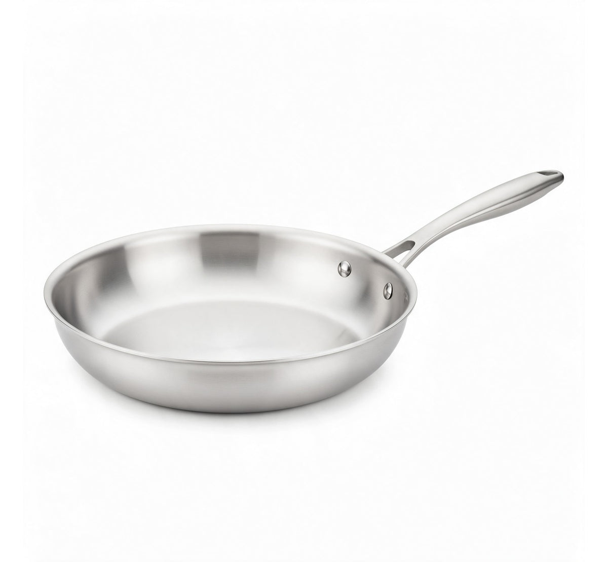 Stainless steel frying pan