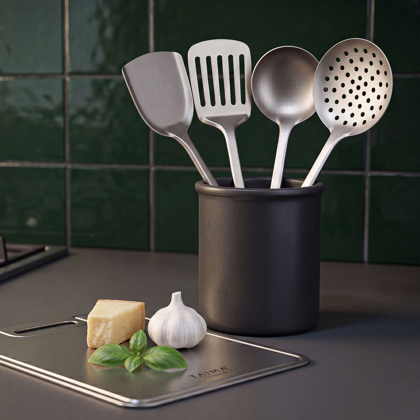 Pure Titanium Utensils Set (4 Piece)
